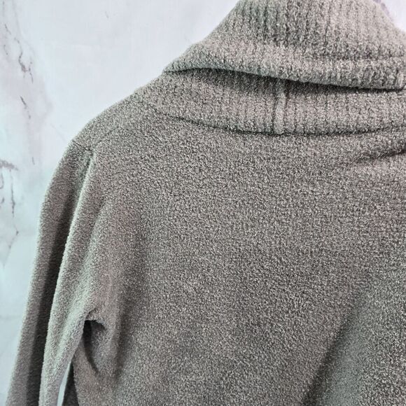 Barefoot Dreams Cardigan Women Small Purple Cozy Chic Light Wrap Pockets 423 - Picture 6 of 11
